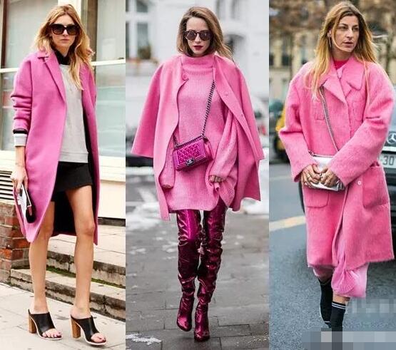 粉红色外套