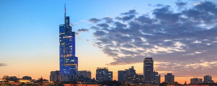 南京最高建筑紫峰大厦,南京地标建筑紫峰大厦有多高