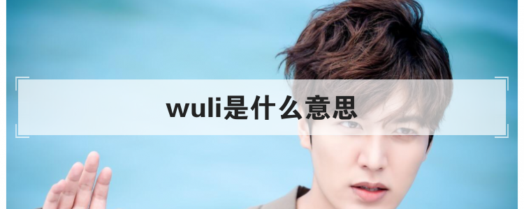 wuli是什么意思