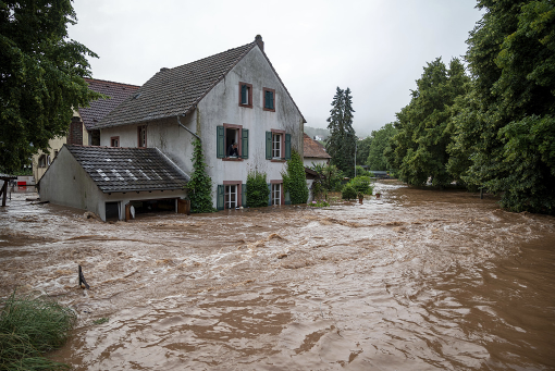 洪水淹过的房子能不能住人(家里房子被洪水淹了可以找政府么)